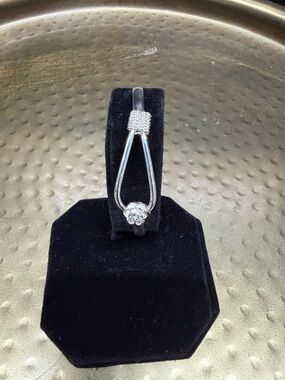 Silver Floral Drop Women’s Bracelet